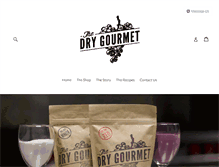Tablet Screenshot of drygourmet.com